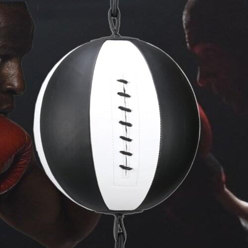 Quality PU Leather Punching Ball Pear Boxing Bag Inflatable Reflex Speed Balls Fitness Training Double End Boxing Speed Ball