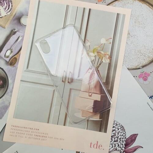 Soft TPU Silicon Gel Fundas Case for BQ 6045L Nice Transparent Cover for BQ-6045L BQS 6045L Nice