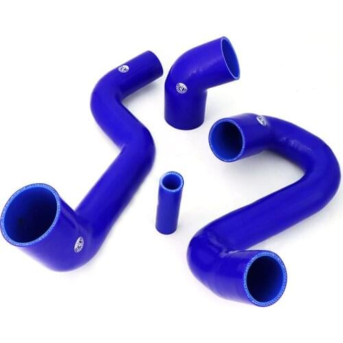 Turbo Boost hose SILICONE HOSE KIT fit for SAAB 95 98-08 (4Pcs) Red/Blue/Black