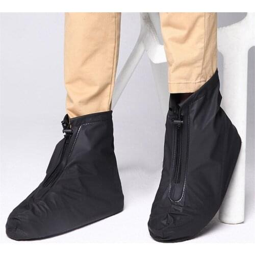 Men Women Shoes raincoat for Rain Flats Ankle Boots Cover PVC Reusable Non-slip Cover for Shoes With Internal Waterproof Layer