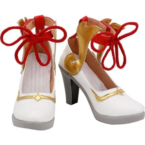 Genshin Impact GanYu Cosplay Shoes Boots Halloween Costumes Accessory Custom Made