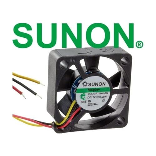 1pcs MC30101V1-000U-G99 12VDC 0.58W cooling FAN AXIAL 30X10MM 30mm 12VDC WIRE