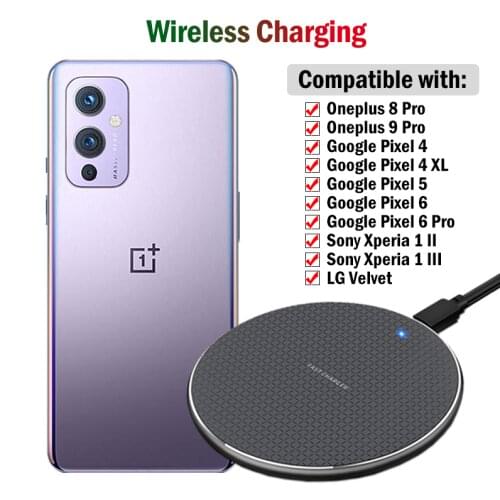 Qi 5W 10W Fast Wireless Charging for Sony Xperia XZ2 Premium XZ3 XZ4 Google Pixel 3 4 3XL 4XL Phone Wireless Charger
