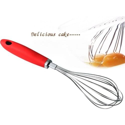 12 Inch Stainless Steel Egg Beater High Quality Hand Blender Rubber And Plastic Non-slip Handle Cake Dessert Baking Kichen Tool