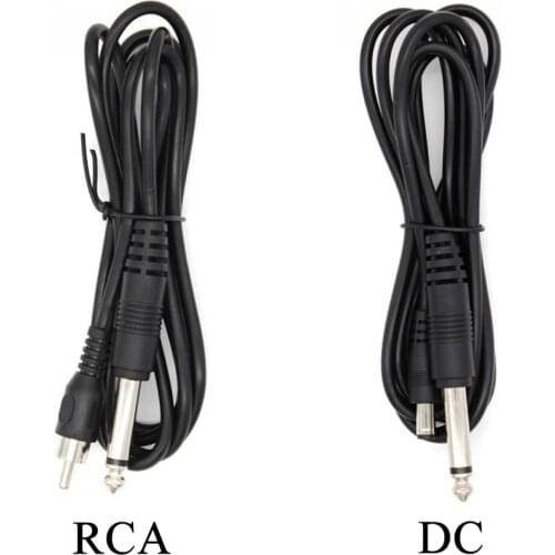 High Quality Tattoo Clip Cord 150MM RCA DC Interface Professional Clip Cord For Tattoo Foot Pedal Switch Machine Equipment