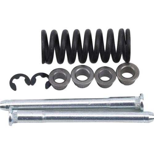 Front Or Rear Door Hinge Pin With Spring And Bushing Kit Fits 94-04 S10 S15 Siver (2 Spikes + 1 Spring + 1 semi-circle + 4 nuts)