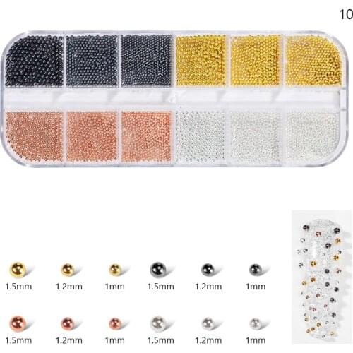 10Styles Neon Multi-Faceted Rhinestones DiamondS,Heart,Pearl, Beads 1-10mm AB/White/Colorful Crystal NailARTS 3D rhinestones 14H