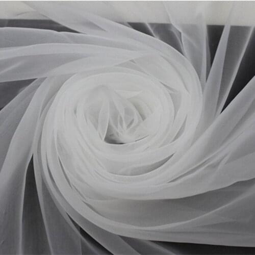 Encrypted Organza FABRIC Cogan wedding dress fabric matte transparent Wedding Lace decorative fabric wholesale