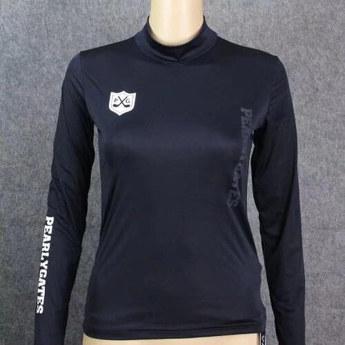 Womens Golf Long Sleeve Base Coat Summer Ultra Thin Sunscreen Underwear Ultraviolet-Proof