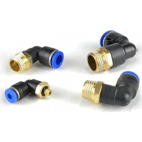 10 piece PL right angle elbow air hose connector air fitting pneumatic PL4-01 PL6-M5 PL6-01 PL8-02 PL10-02