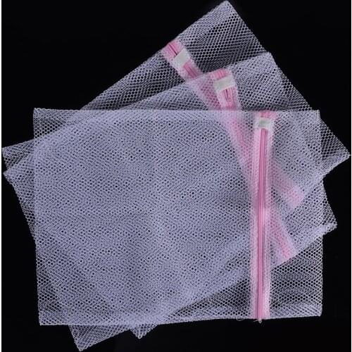 3pcs/set Laundry Bag Polyester Home Organizer Laundry Washing Bags for Washing Machines Fine Mesh Bra Sock Bag