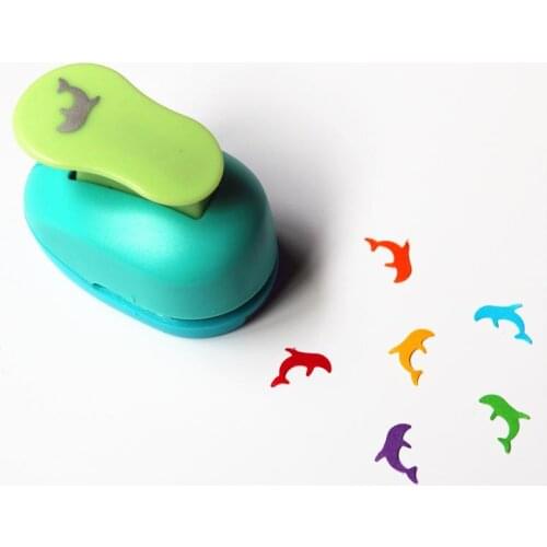 5/8''(15mm) Dolphin shaped punch paper cutter for craft scrapbooking furador perfurador de papel embossing machine R504