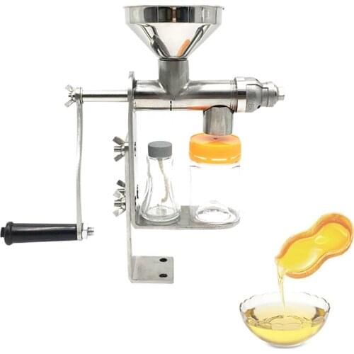 Household Manual Oil Press Machine Oil Expeller Oil Extractor Stainless Steel