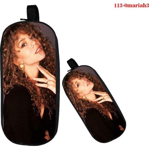 Mariah Carey Pencil Case Boys Girls Students Case Cute High Quality Pencil Holder Beautiful Mariah Carey 3d Print Stationery Bag