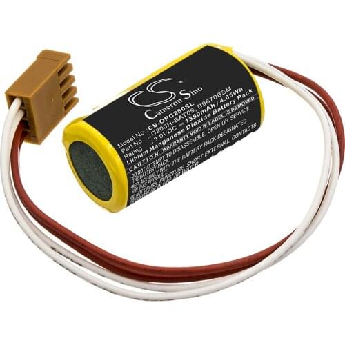 CS 1350mAh/4.05Wh battery for Omron C200,C200H,C200HF,C200HK,C20H,C28H,C40H,C60H,FIT10-CPU01 B9670BSM,C200H-BAT09