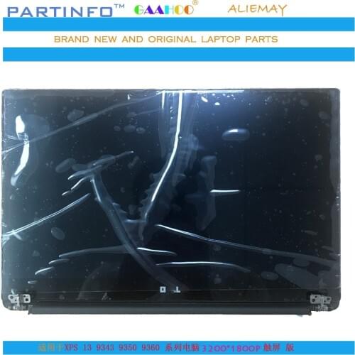 Laptop parts for DELL XPS13-9343 9350 9360 LCD screens with camera antenna and hinges cap type Touchscreens TS 3200*1800pix