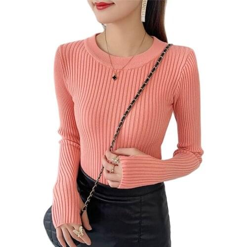 Cardigan,Y2k,Ladies Spring And Autumn New Sweater, Comfortable Cotton Products, Solid Color Round Neck Base, Versatile Pullover