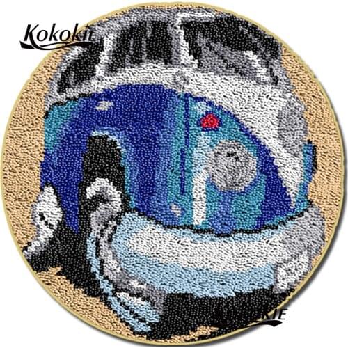 Latch hook kits diy rug 3d printed canvas mat accessories car pattern for floor carpet needle for carpet Foamiran for crafts