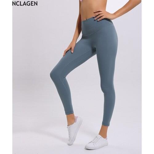 NCLAGEN Yoga Pants Women Squat Proof Fitness Sports Leggings High Waist Gym Butt Lifting Running Workout Nylon Cropped Tights