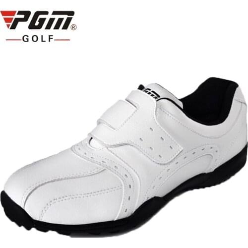 New Arrival Men Golf Shoes Pgm Waterproof Breathable Golf Sneakers Anti-Skid Light Good Grip Comfortable Leather Shoes #B1332