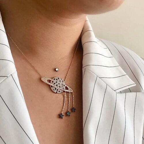 My colorful planet 925 Silver Necklace