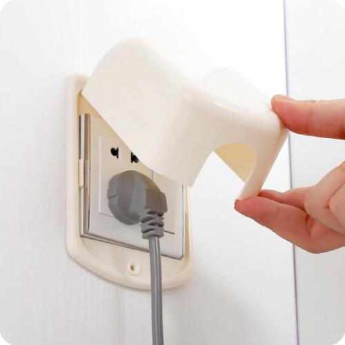 Practical Plastic Anti - electrical socket cover waterproof and dustproof socket protection switch box baby safety home decor