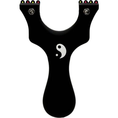 Professional Super Hard Resin Outdoor Slingshot Catapult Outdoor Hunting With Flat Rubber Band strong powerful Aiming point