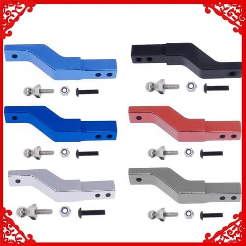 RCAWD 2pcs machined alloy tail trailer hook trailer hitch for Traxxas TRX-4 crawler upgraded parts