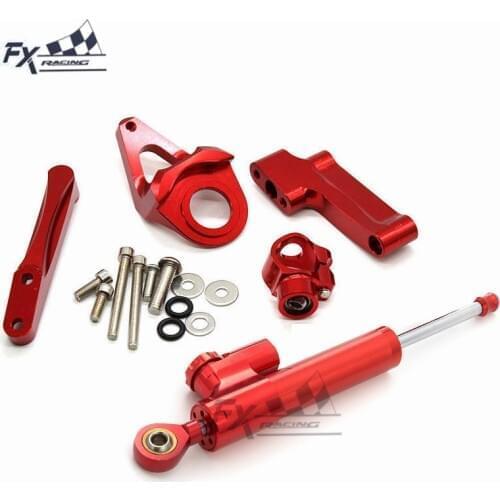 CNC Motorcycle Stabilizer Steering Damper Mounting Bracket Support Kit For Suzuki GSX1300R HAYABUSA GSXR1300 1998-2016 1999 2000
