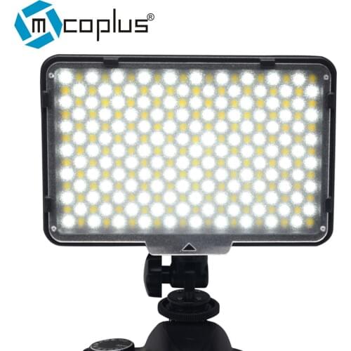 Mcoplus MCO-322B LED Video Light Bi-Color Temperature Adjust 3200K-7500K for Camcorder & Digital SLR Camera