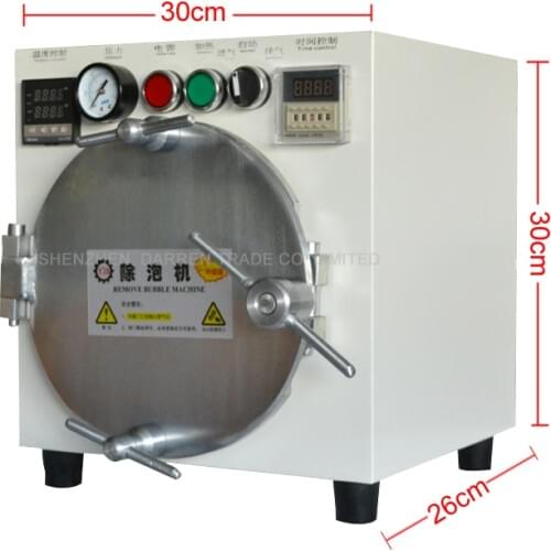 Autoclave Bubble Remover OCA Adhesive Sticker LCD Air Bubble Remove Machine+Air Compressor,Glass Refurbishment cellphone