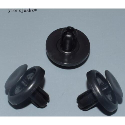 Yierxjwshx 7mm Front Bumper Fender Retaining Clip car plastic fastener clips auto clips and fastner for Toyota #90467-07215