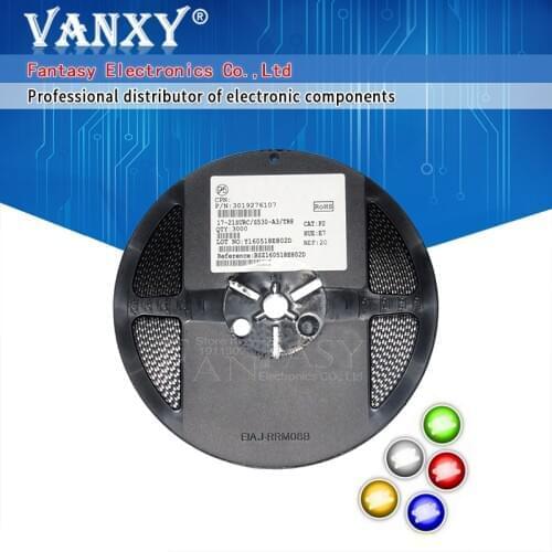 1Reel 3000pcs 1206 SMD LED diodes light yellow red green blue White Hot sale