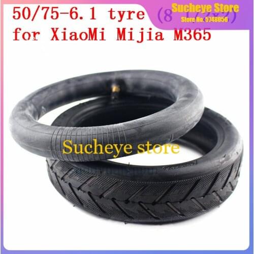 50/75-6.1 For Xiaomi Mijia M365 Electric Scooter outer Tire Upgraded Inflatable Tyre 8 1/2X2 Tube Tire Replacement Inner Camera