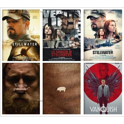 5d Diy Diamond Painting Pig Vanquish Stillwater Movie Poster Diamond Mosaic Embroidery Cross Stitch Full Drill Home Decor Gift