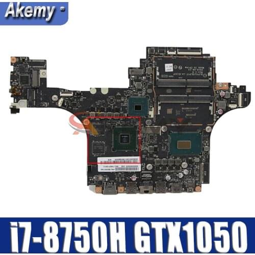 Akemy For Lenovo Y730-17ICH Notebook Motherboard DLPY5 / DLPY7 LA-G131P CPU i7-8750H GPU GTX1050 Tested 100% Work