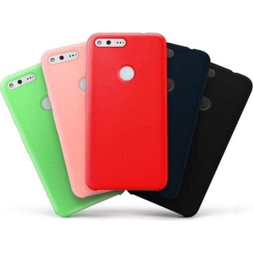 For Google Pixel XL CASE With Protector shell Soft Liquid silicone Phone Back Cover Coque