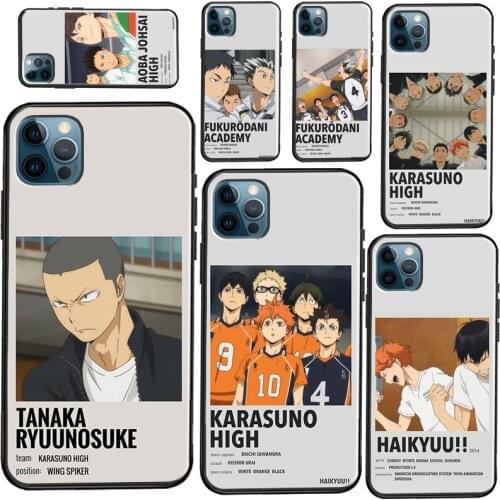 Anime Haikyuu Love Volleyball Silicone Case For iPhone 12 11 Pro Max 7 8 Plus SE 2020 12 Mini X XR XS Max Back Cover
