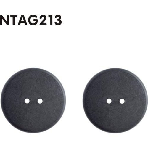 Diameter 20mm 1000PCS 13.56MHZ 144BYTES R/W PPS NTAG213 RFID Industry TAG NFC laundry tag