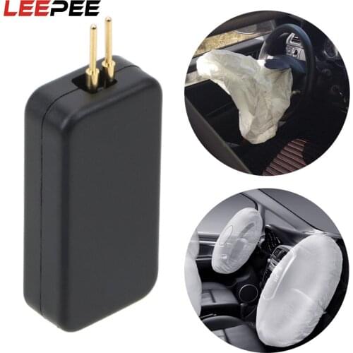 LEEPEE Car Airbag Inspection Tool Car Vehicle Accessories Troubleshoot Tool SRS Quickly Detect Faults Black Universal