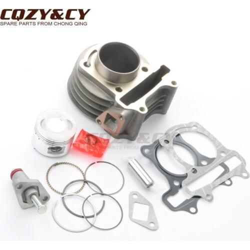 Scooter 47mm Big Bore Cylinder Kit & Piston Kit for SYM Symply 50 Orbit 1 Fiddle 2 50cc upgrade 80cc 4T AC after 2008 AW05W