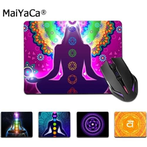 Maiyaca Top Quality The mandala chakra Insist yoga Unique Desktop Pad Game Mousepad Top Selling Wholesale Gaming Pad mouse