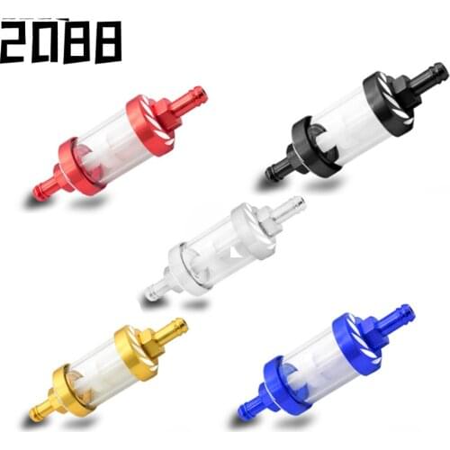 2088 CNC aluminum alloy modified gasoline filter element motorcycle parts filter screen general model ATV 8mm aperture