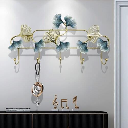 Nordic Style Fashion Creative Wall Hook Through The Door Porch Decoration Key Hook Living Room Modern Wall Decor Coat Hook Metal