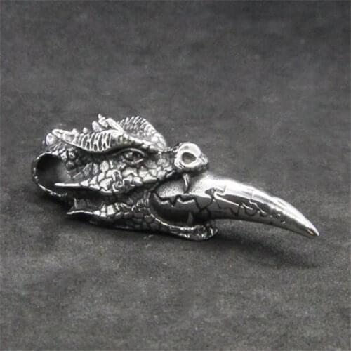 Newest Dragon Pendant 316L Stainless Steel Fashion Cool Man Pendant Necklace