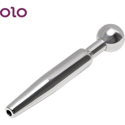 OLO Penis Plug Catheters Sounds Stainless Steel Urethral Dilators Male Masturbation Horse Eye Stimulation Sex Toys for Men