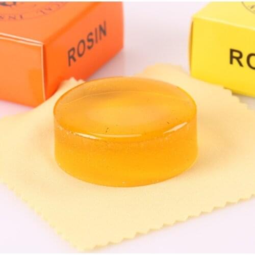 25G Erhu Rosin Violin Rosin Transparent Yellow Rosin Handmade Rounded For Violin Viola Cello Bowed String