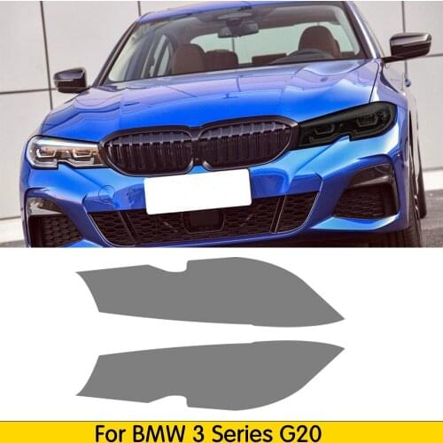 Transparent TPU Restoration Protection Sticker Car Headlight Protective Film For BMW 3 Series G20 2019- Accessories