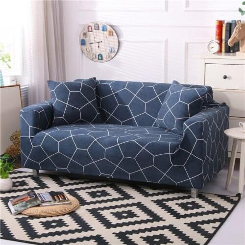 Floral Printed Sofa Cover for Living Room Tight Wrap Couch Cover Spandex Slipcovers Sofa Towel Single/Two/Three/Four Seat