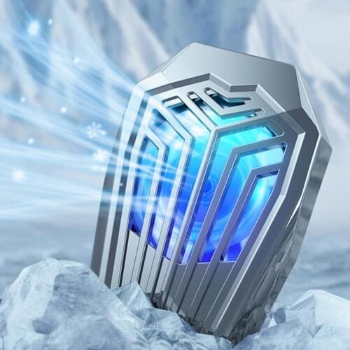Universal Mini Mobile Phone Cooling Fan Radiator Turbo Hurricane Game Cooler Heat Sink For Samsung/Xiaomi/ IPhoneGamepad Holder